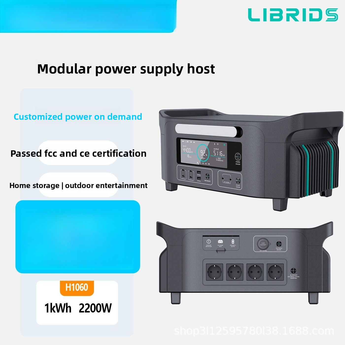 Modular Power Supply - Lirui Librids Sistema Modulare di Accumulo