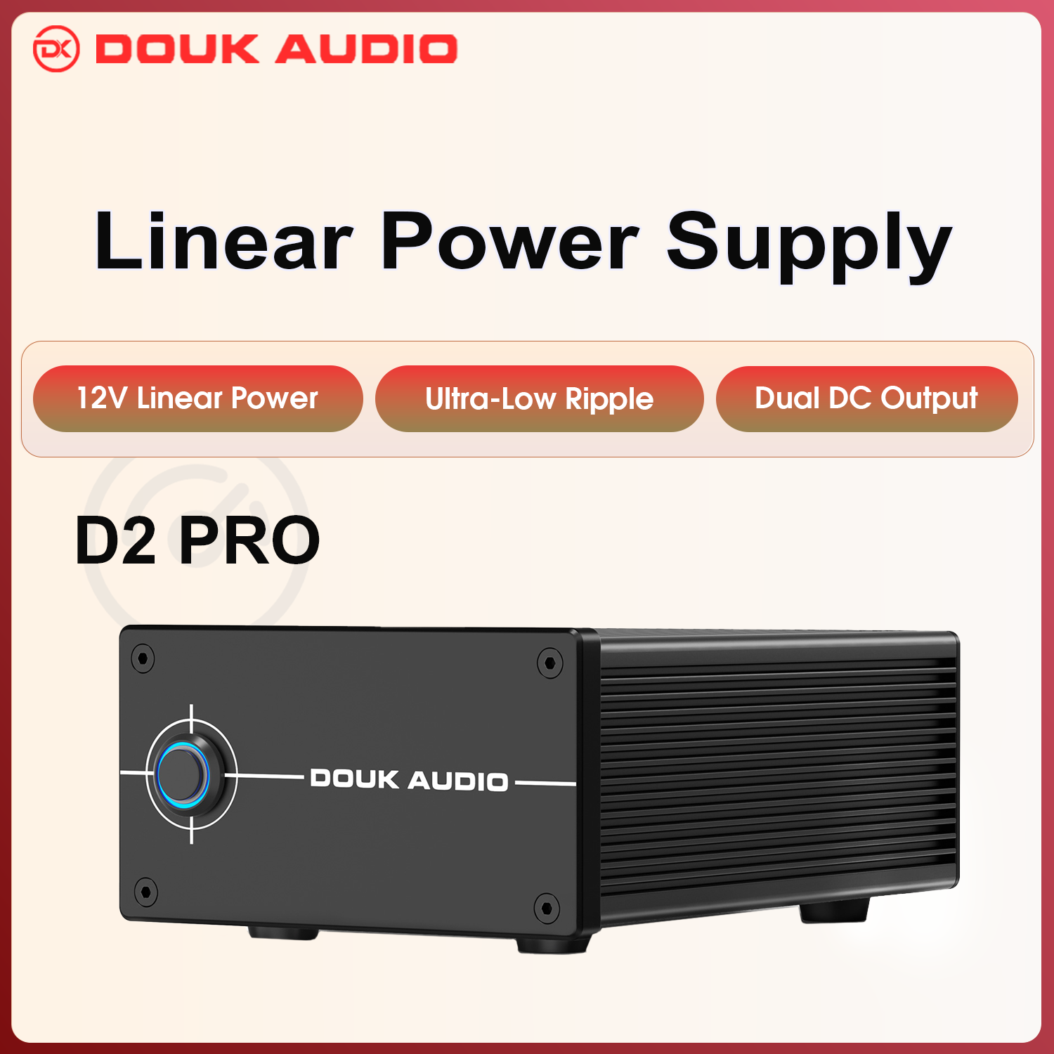 Dc Power Supply 12V - Alimentatore lineare regolato Douk Audio DC