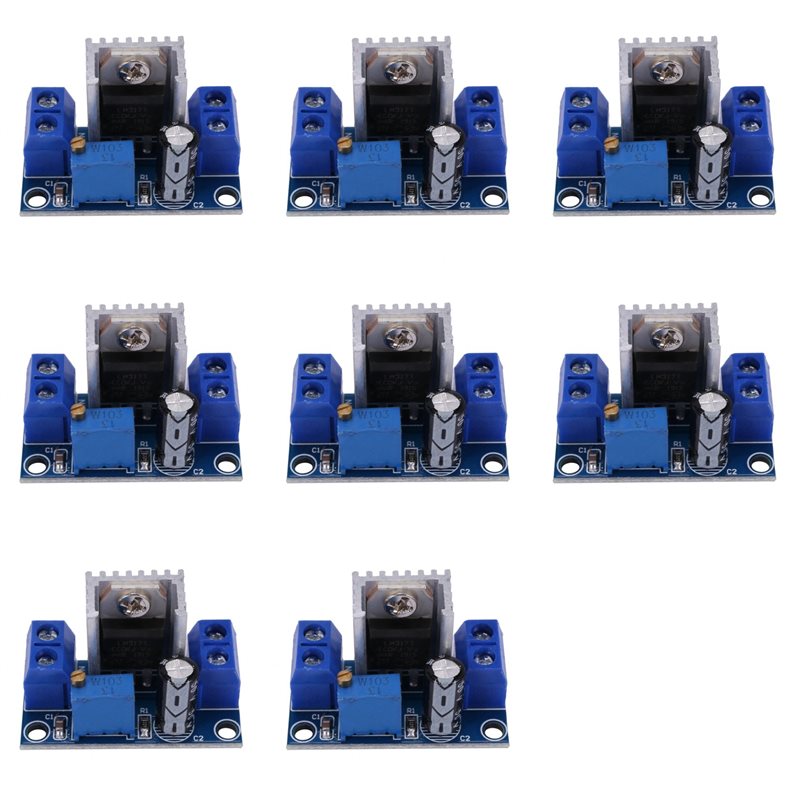 Pc Power Supply - Modulo convertitore DC-DC 8X LM317 1.5A