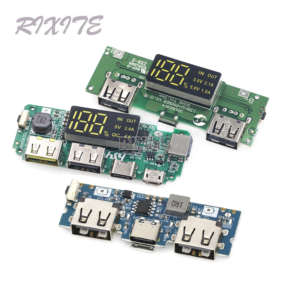 Modular Power Supply - Scheda caricabatteria al litio LED Dual