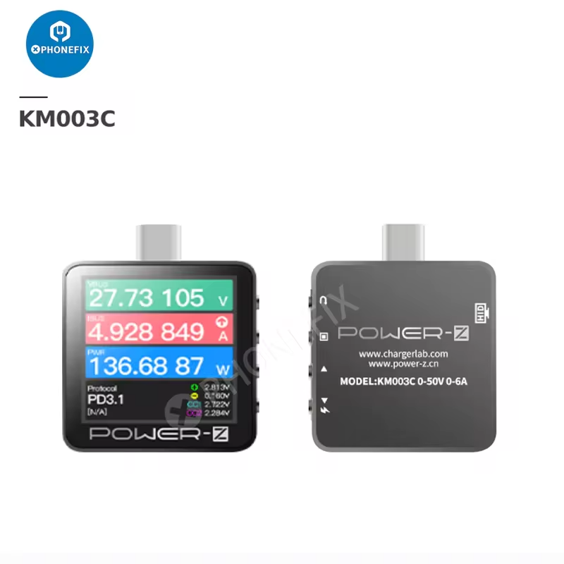 POWER-Z KM003C KT002 KM001 tip - Power Supply Tester recensione e prezzo