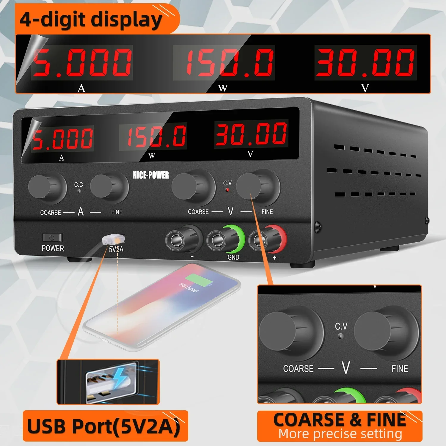 Alimentatore DC 30V 5A 150W NI - Smps Power Supply recensione e prezzo