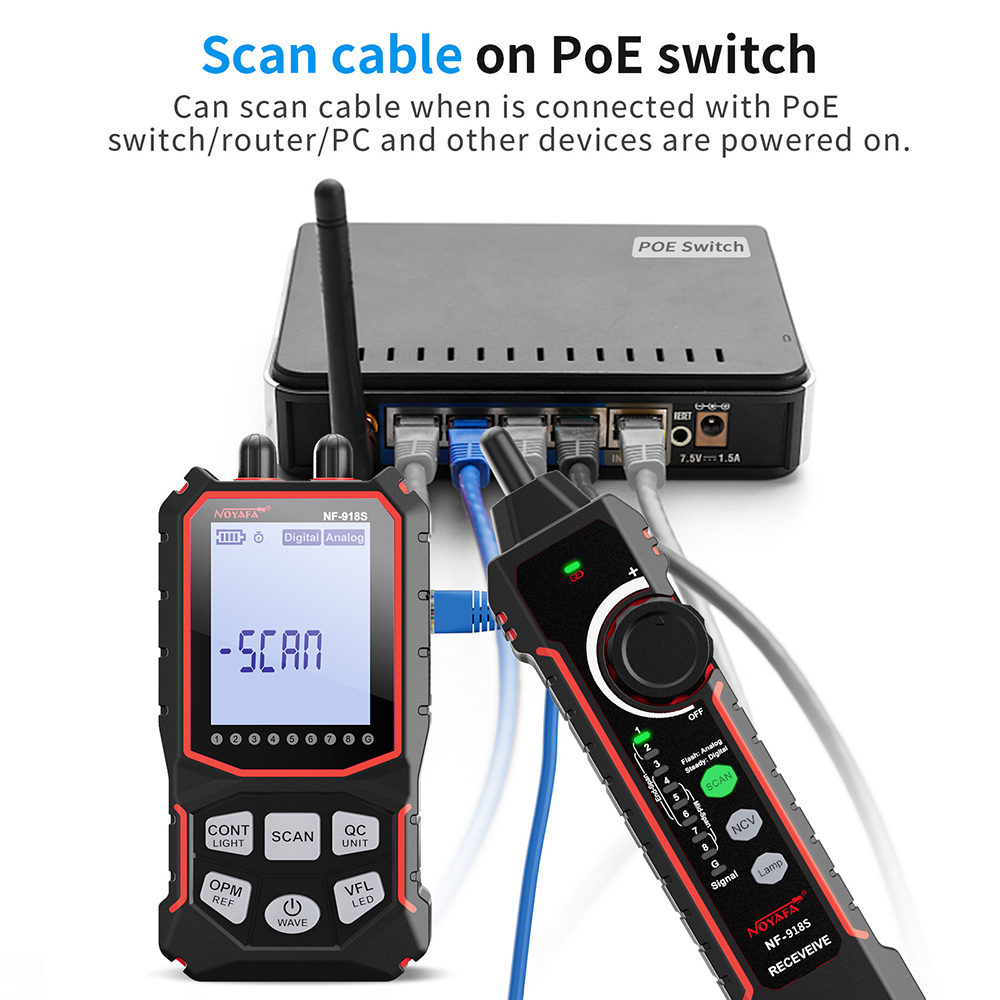 Noyafa Tester per cavi di rete - Power Supply Tester recensione e prezzo