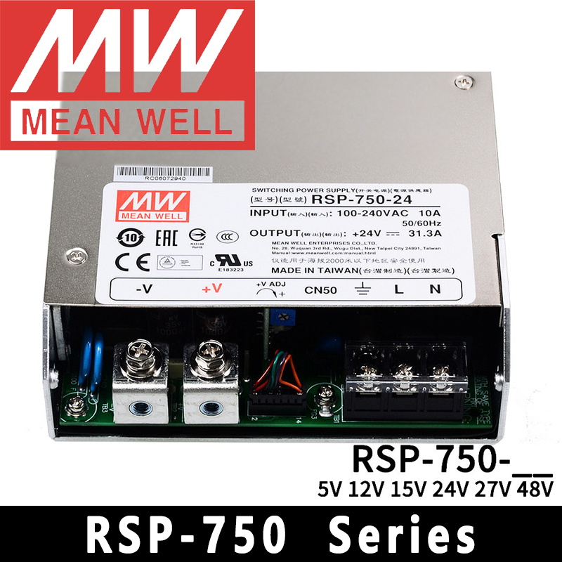 Mean Well RSP-750-5/12/15/24/2 - Power Supply 750W recensione e prezzo