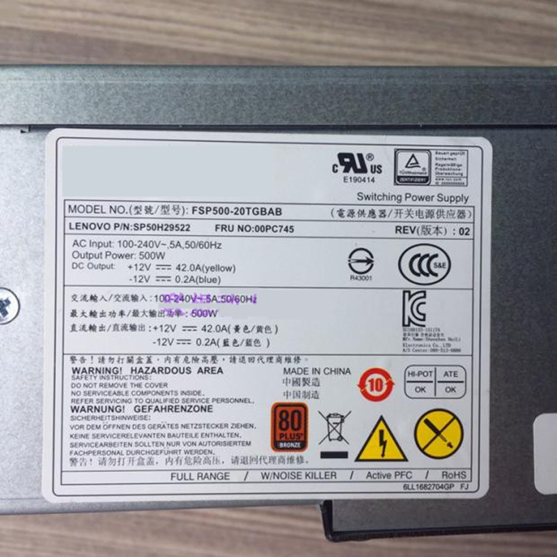 Nuovo Alimentatore Originale P - Power Supply 500W recensione e prezzo