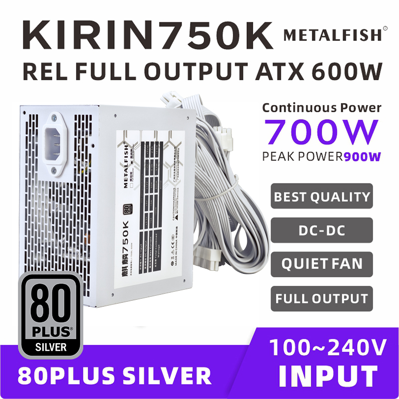 METALFISH KIRIN750K Alimentato - Power Supply 650W recensione e prezzo