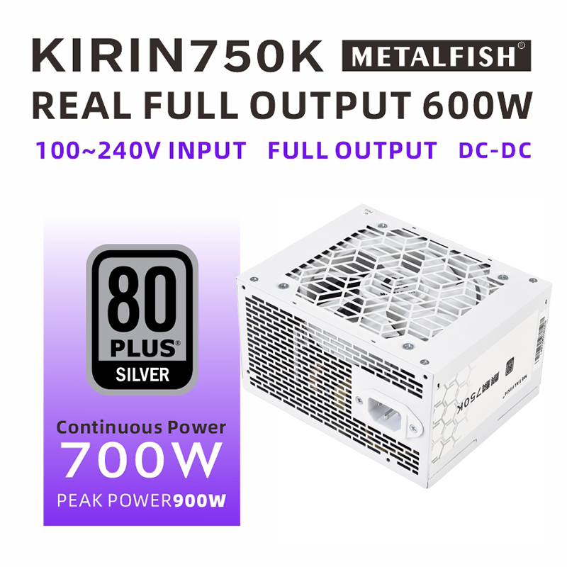 METALFISH KIRIN750K Alimentato - Power Supply 650W recensione e prezzo