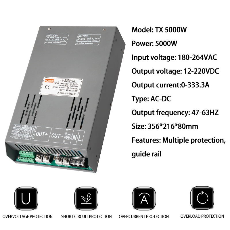 5000W 12V 24V 36V 48V 72V 80V- - Smps Power Supply recensione e prezzo