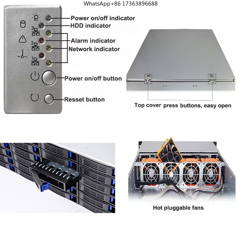 Case Server Rackmount 4U con 2 - Server Power Supply recensione e prezzo
